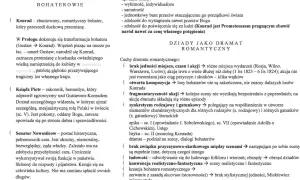 Konrad, zbuntowany bohater z "Dziadów cz. III", przechodzi przemianę z kochanka w patriotę.