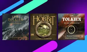 Okładki książek J.R.R. Tolkiena: "Upadek Numenoru", "Hobbit, czyli tam i z powrotem" oraz "Władca Pierścieni: Drużyna Pierścienia".