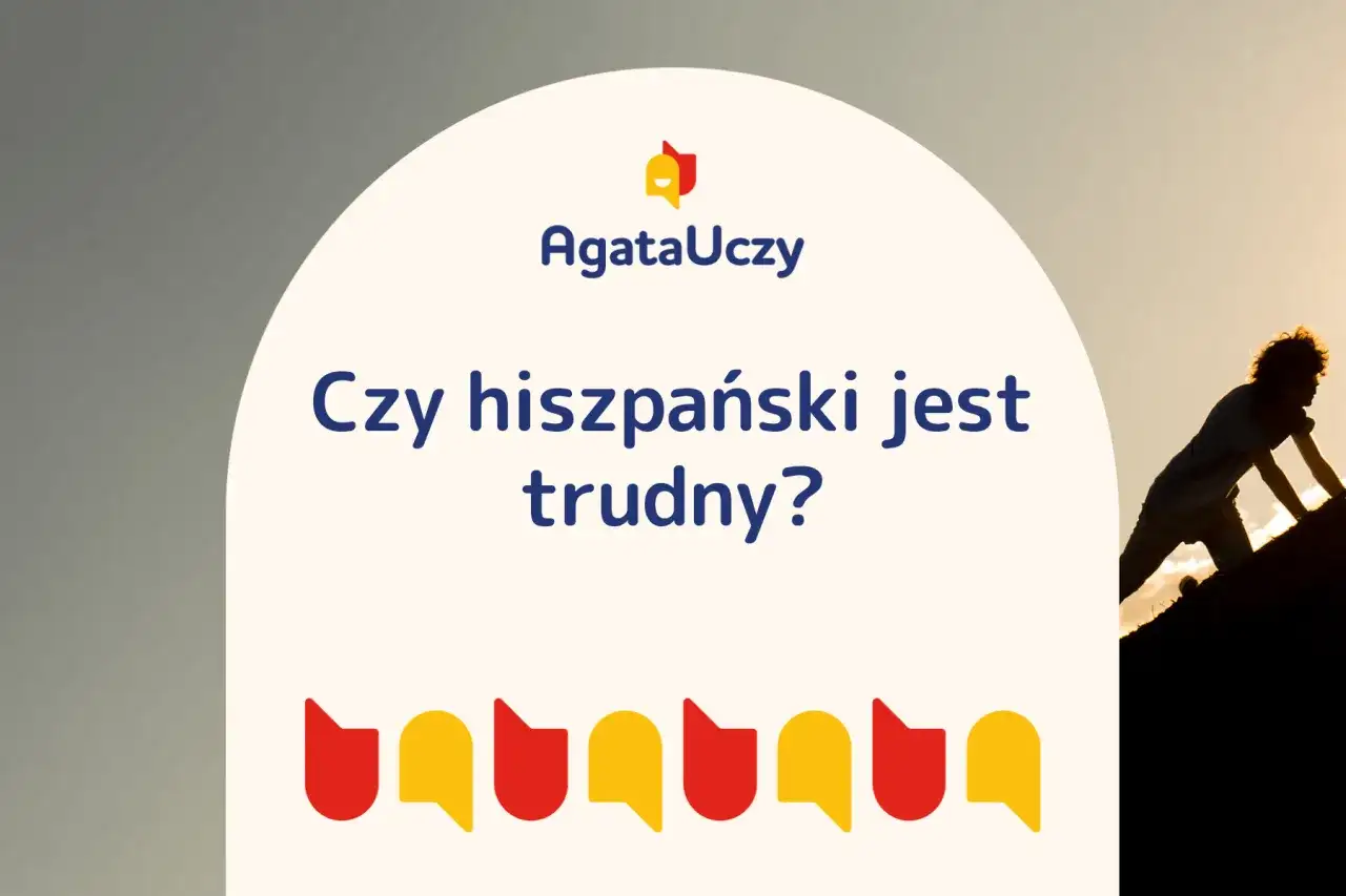Czy hiszpański jest trudny? Sylwetka wspinacza na tle zachodzącego słońca symbolizuje wyzwanie, które można pokonać.