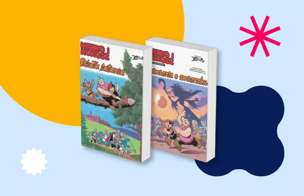 Kajko i Kokosz postacie na okładkach komiksów: