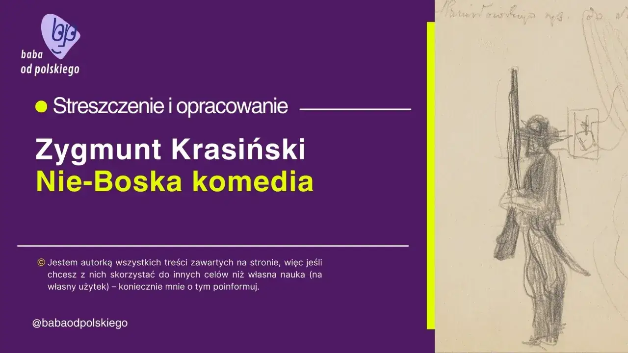Szkic postaci z dramatu Zygmunta Krasińskiego 