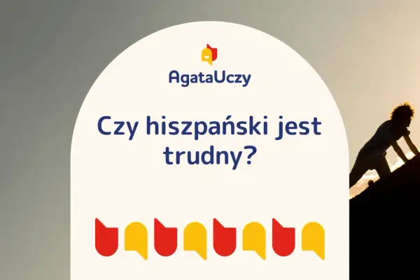 Czy hiszpański jest trudny? Sylwetka wspinacza na tle zachodzącego słońca symbolizuje wyzwanie, które można pokonać.